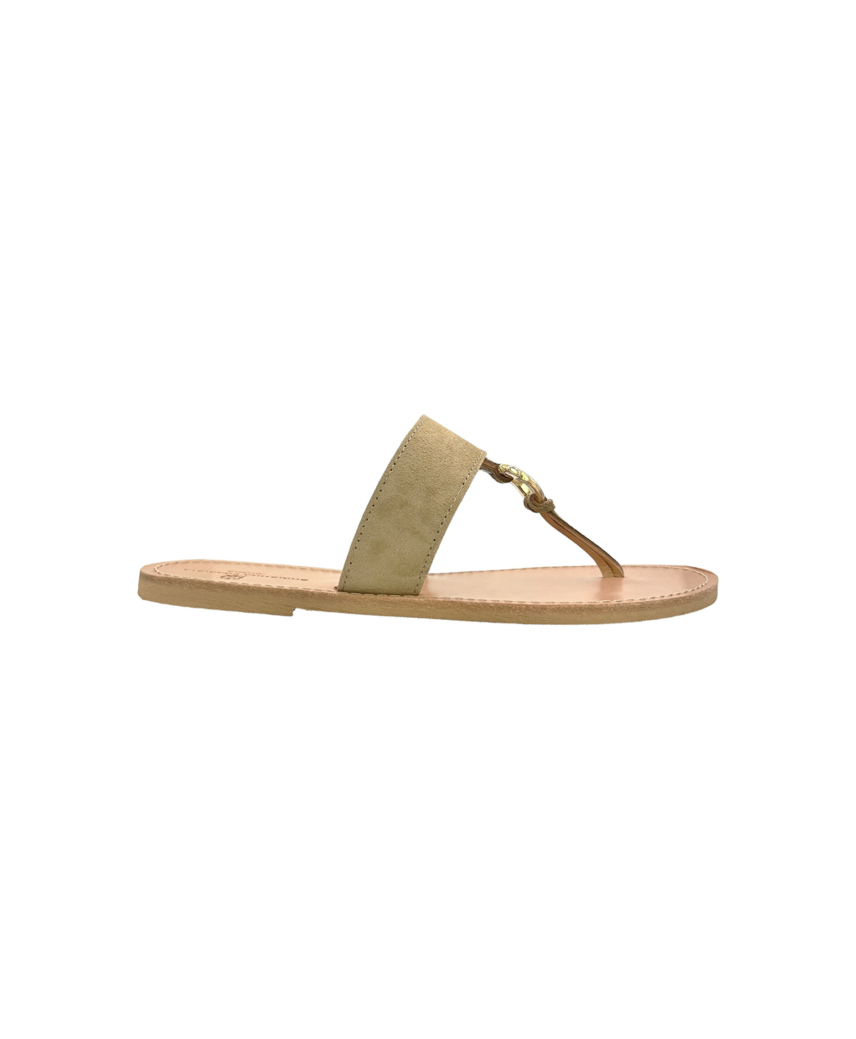 Kythira Beige Suede and Nautical Knot